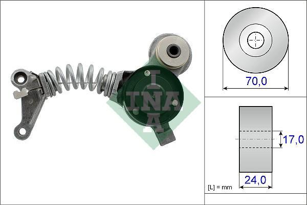INA 534 0419 10 - Tendicinghia, Cinghia Poly-V www.autoricambi360.it