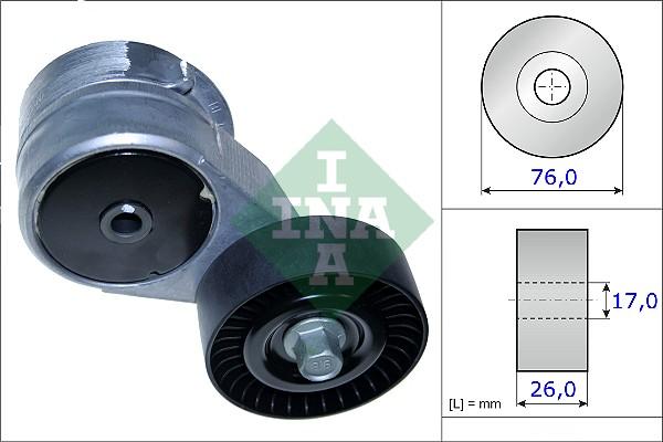 INA 534 0417 10 - Tendicinghia, Cinghia Poly-V www.autoricambi360.it