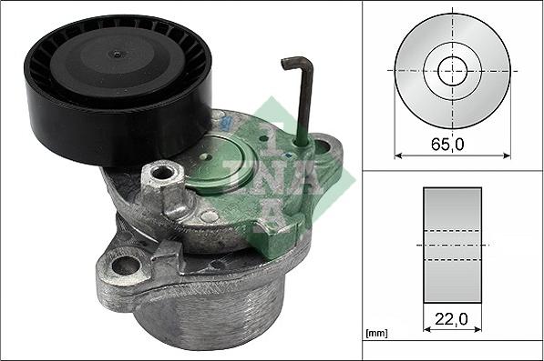 INA 534 0423 10 - Tendicinghia, Cinghia Poly-V www.autoricambi360.it