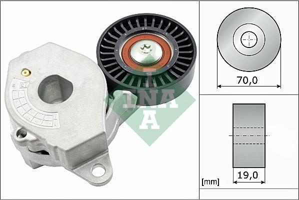 INA 534 0545 10 - Tendicinghia, Cinghia Poly-V www.autoricambi360.it