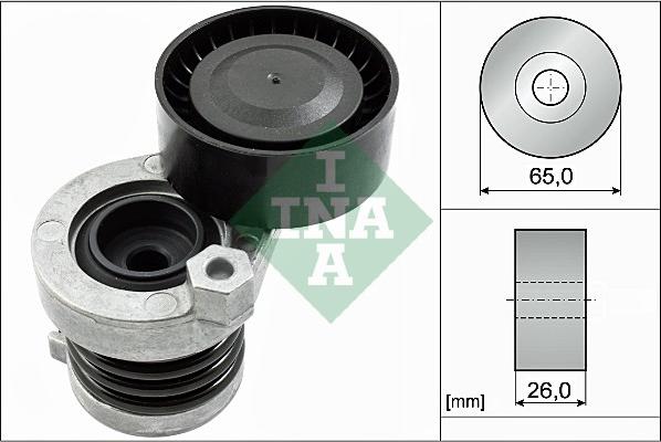 INA 534 0551 10 - Tendicinghia, Cinghia Poly-V www.autoricambi360.it