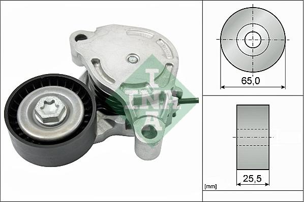 INA 534 0571 10 - Tendicinghia, Cinghia Poly-V www.autoricambi360.it