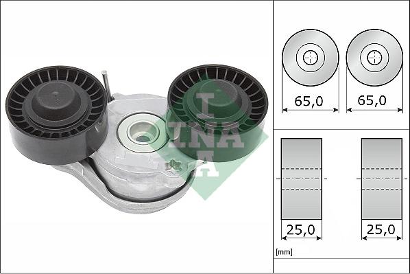 INA 534 0696 10 - Tendicinghia, Cinghia Poly-V www.autoricambi360.it