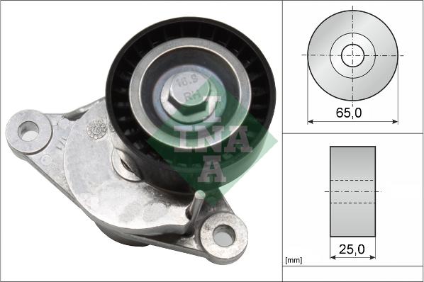 INA 534 0655 10 - Tendicinghia, Cinghia Poly-V www.autoricambi360.it