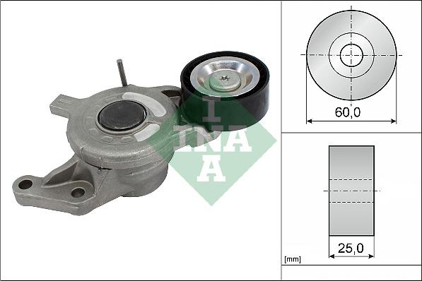 INA 534 0657 10 - Tendicinghia, Cinghia Poly-V www.autoricambi360.it