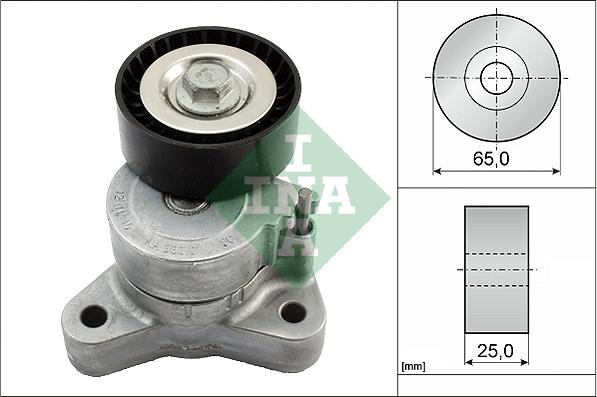 INA 534 0663 10 - Tendicinghia, Cinghia Poly-V www.autoricambi360.it