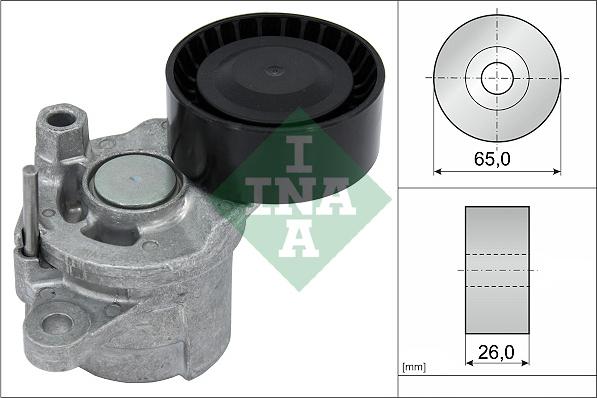 INA 534 0688 10 - Tendicinghia, Cinghia Poly-V www.autoricambi360.it