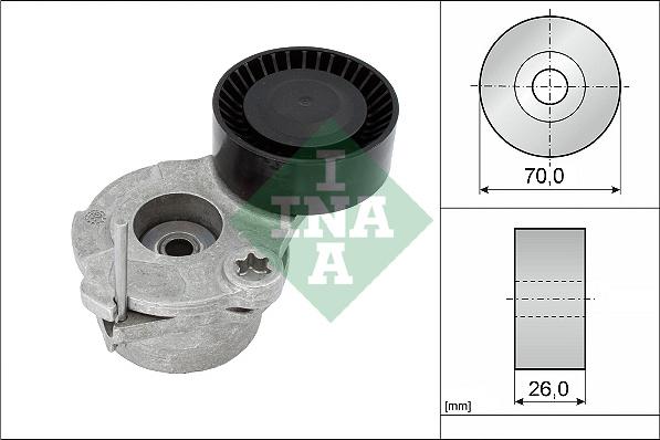 INA 534 0630 10 - Tendicinghia, Cinghia Poly-V www.autoricambi360.it