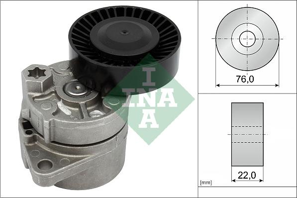 INA 534 0018 10 - Tendicinghia, Cinghia Poly-V www.autoricambi360.it