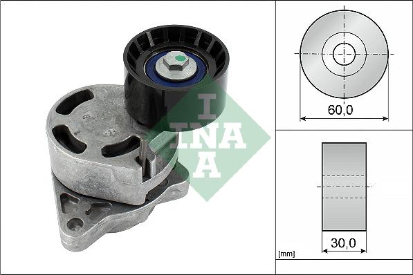 INA 534 0181 10 - Tendicinghia, Cinghia Poly-V www.autoricambi360.it