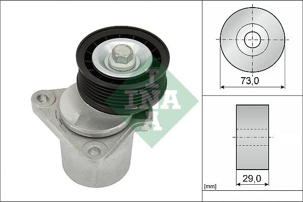 INA 534 0128 20 - Tendicinghia, Cinghia Poly-V www.autoricambi360.it