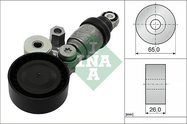 INA 534 0342 10 - Tendicinghia, Cinghia Poly-V www.autoricambi360.it