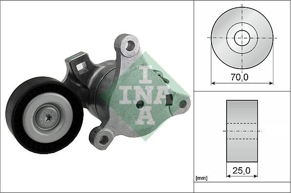 INA 534 0362 10 - Tendicinghia, Cinghia Poly-V www.autoricambi360.it