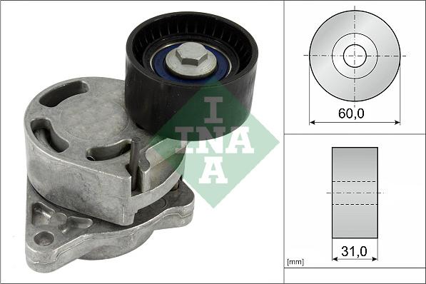 INA 534 0317 10 - Tendicinghia, Cinghia Poly-V www.autoricambi360.it