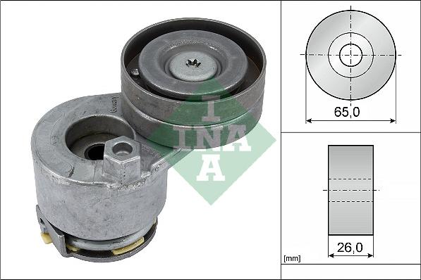 INA 534 0240 10 - Tendicinghia, Cinghia Poly-V www.autoricambi360.it
