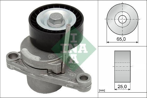 INA 534 0250 10 - Tendicinghia, Cinghia Poly-V www.autoricambi360.it