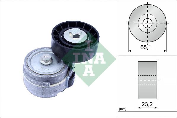 INA 534 0706 10 - Tendicinghia, Cinghia Poly-V www.autoricambi360.it