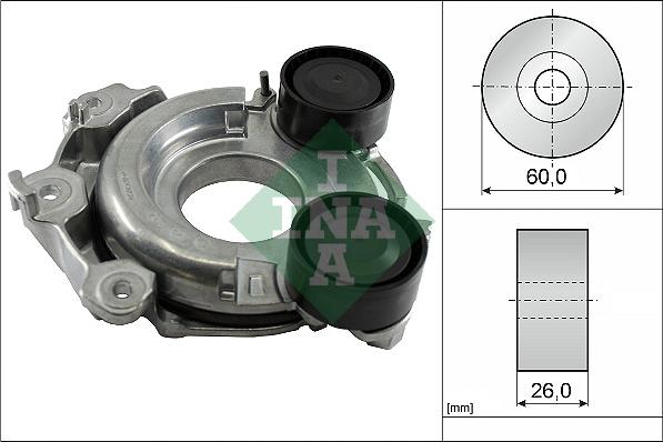 INA 534 0712 10 - Tendicinghia, Cinghia Poly-V www.autoricambi360.it