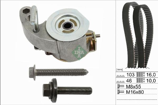 INA 530 0945 10 - Kit cinghie dentate www.autoricambi360.it