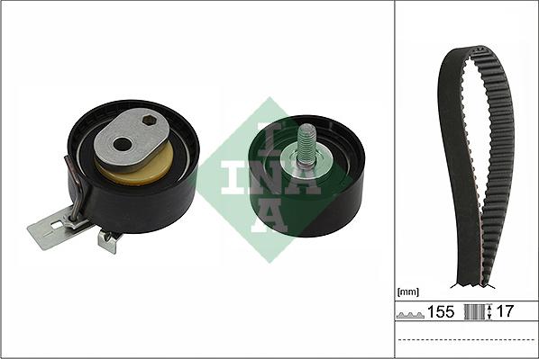 INA 530 0947 10 - Kit cinghie dentate www.autoricambi360.it