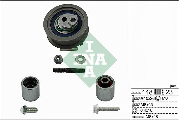 INA 530 0445 09 - Kit di rulli, Cinghia dentata www.autoricambi360.it
