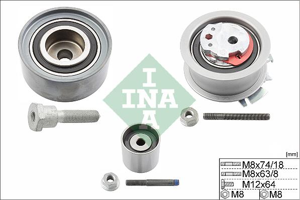INA 530 0463 09 - Kit di rulli, Cinghia dentata www.autoricambi360.it