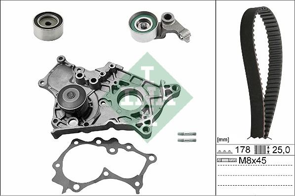 INA 530 0422 30 - Pompa acqua + Kit cinghie dentate www.autoricambi360.it