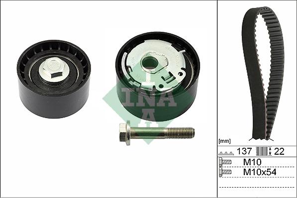 INA 530 0536 10 - Kit cinghie dentate www.autoricambi360.it