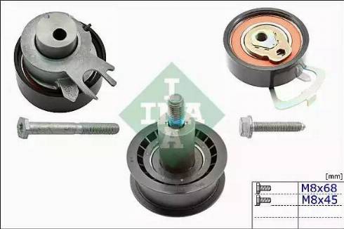 INA 530 0538 09 - Kit di rulli, Cinghia dentata www.autoricambi360.it
