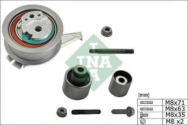 INA 530 0650 09 - Kit di rulli, Cinghia dentata www.autoricambi360.it