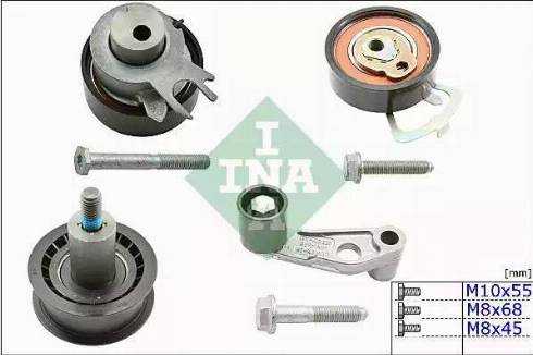 INA 530 0089 09 - Kit di rulli, Cinghia dentata www.autoricambi360.it