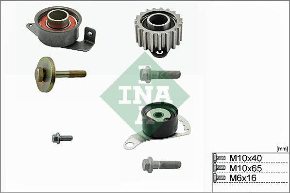 INA 530 0104 09 - Kit di rulli, Cinghia dentata www.autoricambi360.it