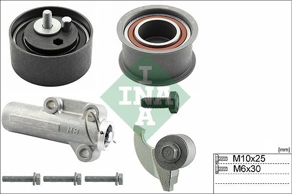 INA 530 0179 09 - Kit di rulli, Cinghia dentata www.autoricambi360.it