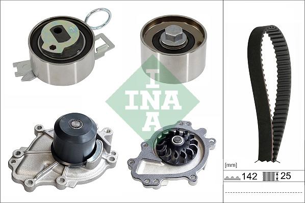 INA 530 0840 30 - Pompa acqua + Kit cinghie dentate www.autoricambi360.it