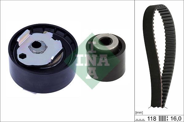 INA 530 0856 10 - Kit cinghie dentate www.autoricambi360.it