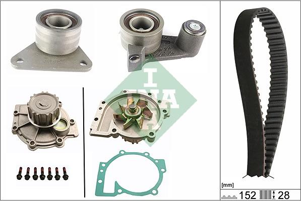 INA 530 0349 30 - Pompa acqua + Kit cinghie dentate www.autoricambi360.it