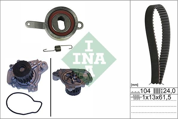 INA 530 0314 30 - Pompa acqua + Kit cinghie dentate www.autoricambi360.it