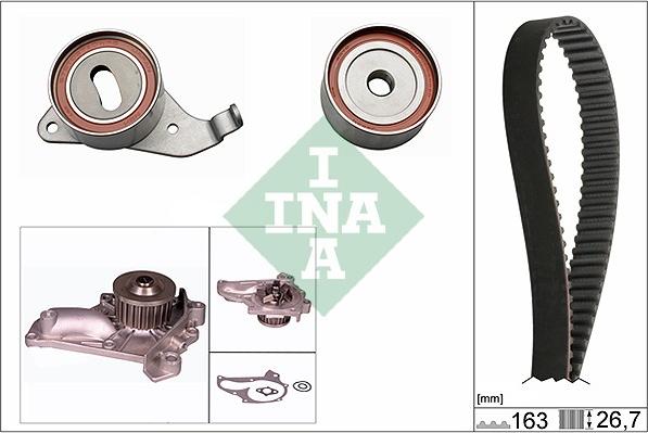 INA 530 0268 30 - Pompa acqua + Kit cinghie dentate www.autoricambi360.it