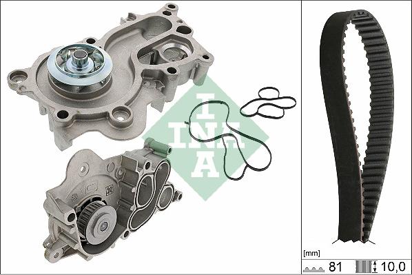 INA 530 0744 30 - Pompa acqua + Kit cinghie dentate www.autoricambi360.it