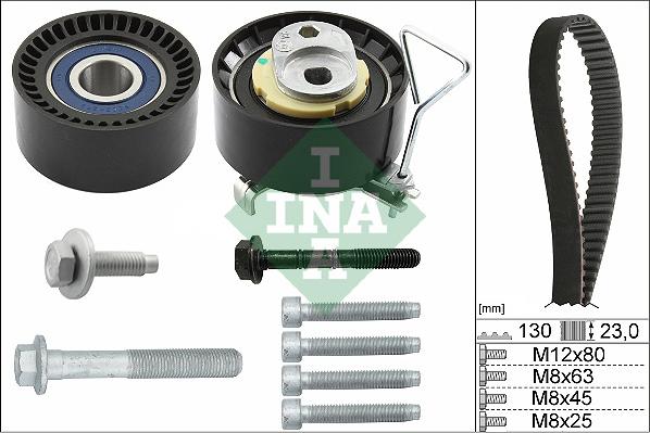 INA 530 0746 10 - Kit cinghie dentate www.autoricambi360.it