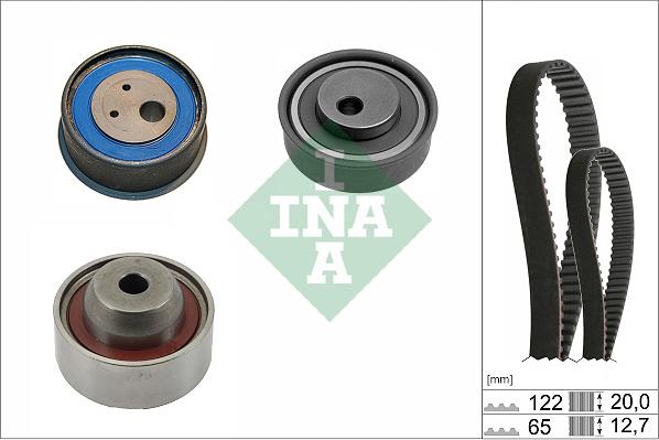 INA 530 0740 10 - Kit cinghie dentate www.autoricambi360.it