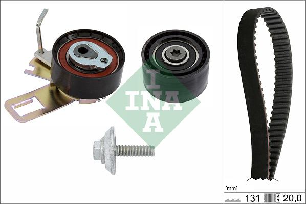 INA 530 0760 10 - Kit cinghie dentate www.autoricambi360.it