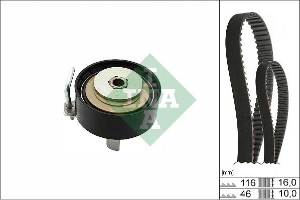 INA 530 0700 10 - Kit cinghie dentate www.autoricambi360.it