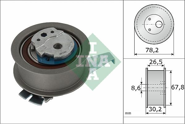 INA 531096210 - Rullo tenditore, Cinghia dentata www.autoricambi360.it