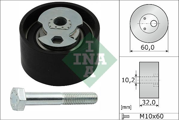 INA 531 0504 10 - Rullo tenditore, Cinghia dentata www.autoricambi360.it