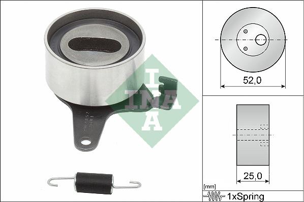 INA 531 0106 20 - Rullo tenditore, Cinghia dentata www.autoricambi360.it