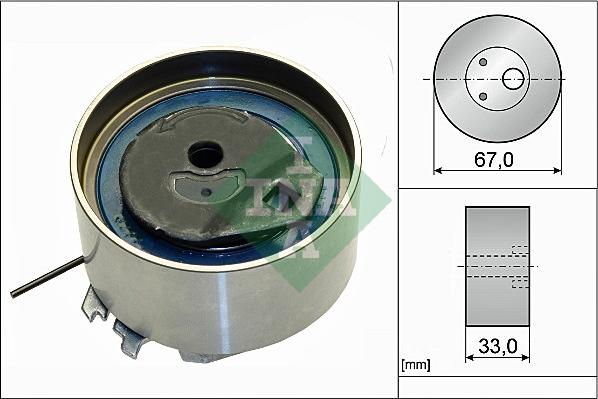 INA 531 0869 10 - Rullo tenditore, Cinghia dentata www.autoricambi360.it