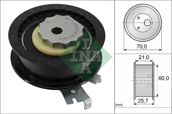 INA 531 0882 10 - Rullo tenditore, Cinghia dentata www.autoricambi360.it
