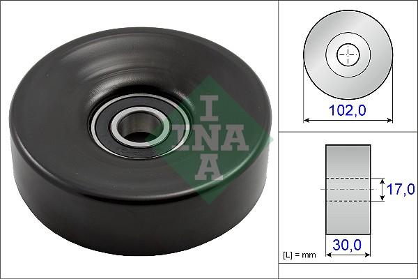 INA 531 0831 10 - Galoppino / Guidacinghia, Cinghia Poly-V www.autoricambi360.it