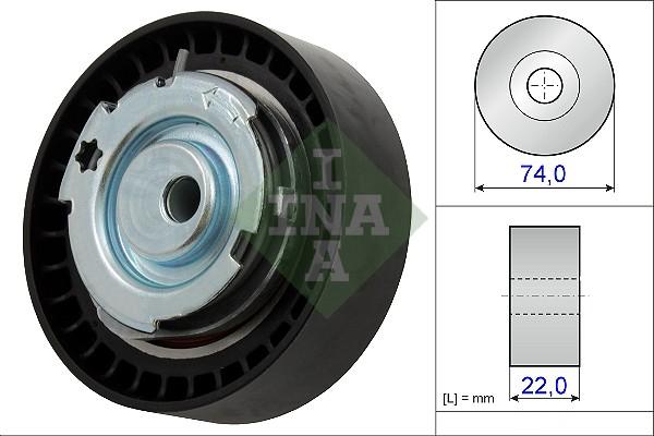 INA 531 0876 10 - Rullo tenditore, Cinghia dentata www.autoricambi360.it